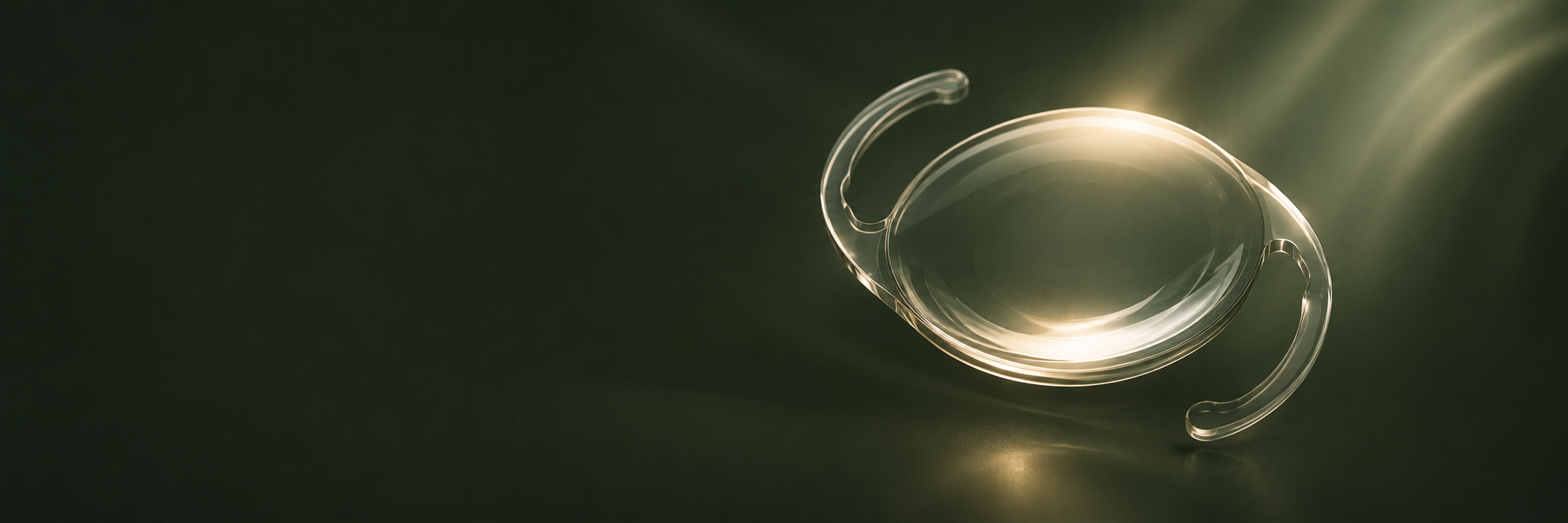 Lente intraocular utilizada na cirurgia de catarata